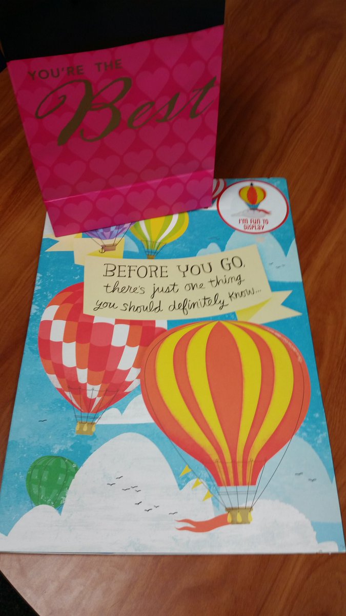 Harbison_Hawks's tweet photo. My wonderful staff planned  a beautiful Farewell Get Together today!  I will miss my IH family! #NSDnow https://t.co/oDGiI6sIE2