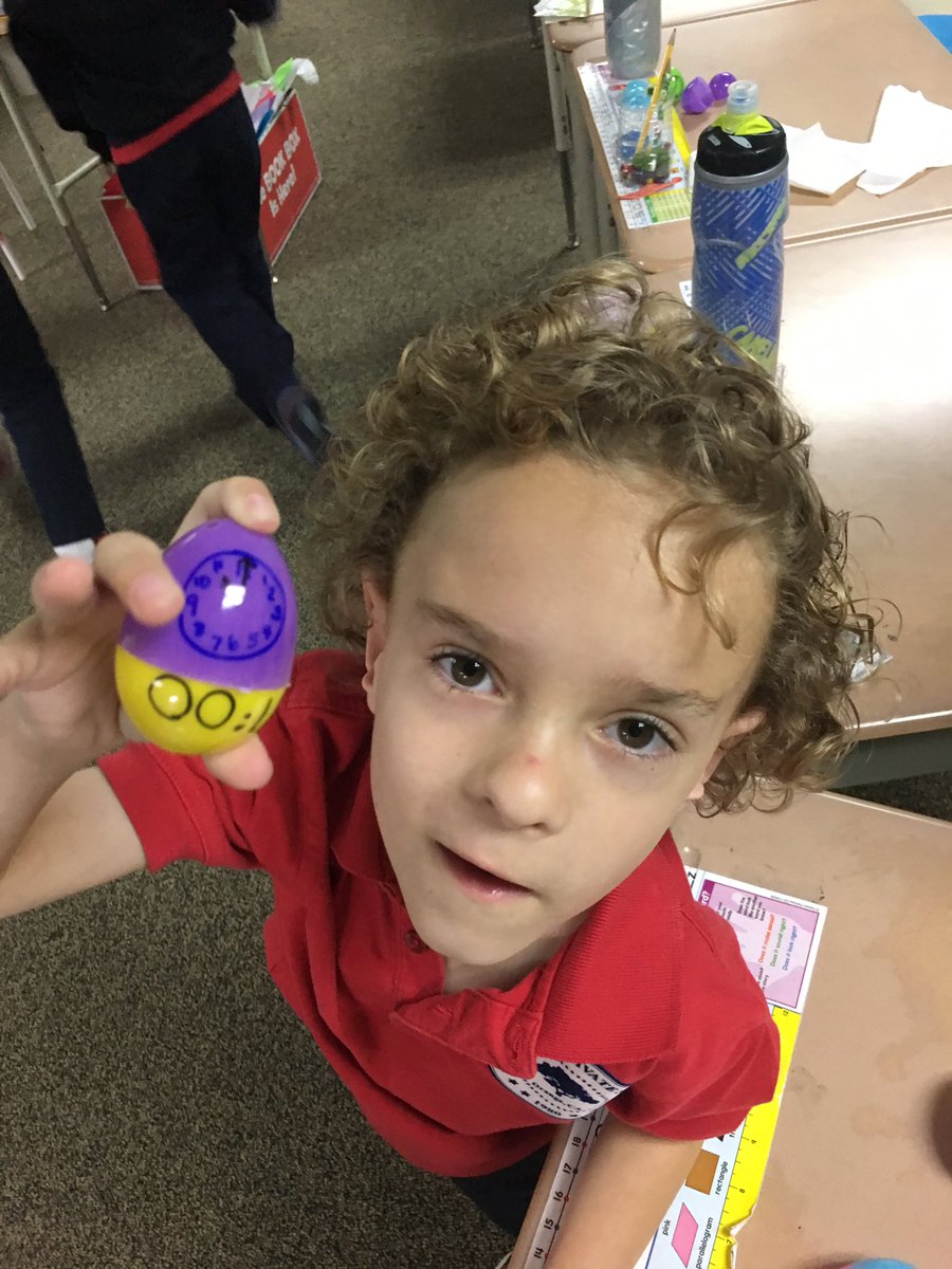 MsMacnCheese16's tweet photo. Time Hunting with left over Easter Eggs!  Students needed to hunt around the room for their other half. #reuse #mathisfun @oakridgeschool https://t.co/eYJZhKwWXN