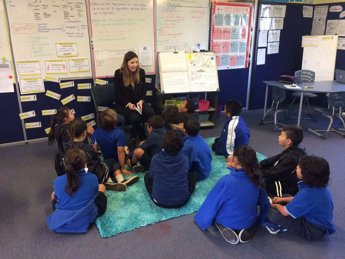rebe_nz's tweet photo. Tonight on @SevenSharp we're in Bridge Pa finding out why these kids have a rather special principal https://t.co/x5i256KJzL