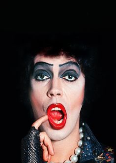 ukelavy's tweet photo. Always date the boy who lets you paint his face to look like Tim curry in the rocky horror picture show😂😘🎉 @dabrown898 #SoMuchLoveForHim https://t.co/BIZnFxTitw
