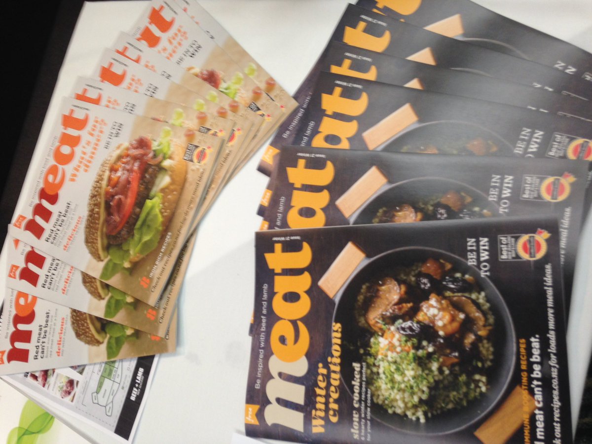 BeefLambNZ's tweet photo. Nutrition resources & #mEATmagazine on tap at our #anaconference2017 stand otherwise order at https://t.co/cBb5W5HZfF https://t.co/pc5lbLpY9x
