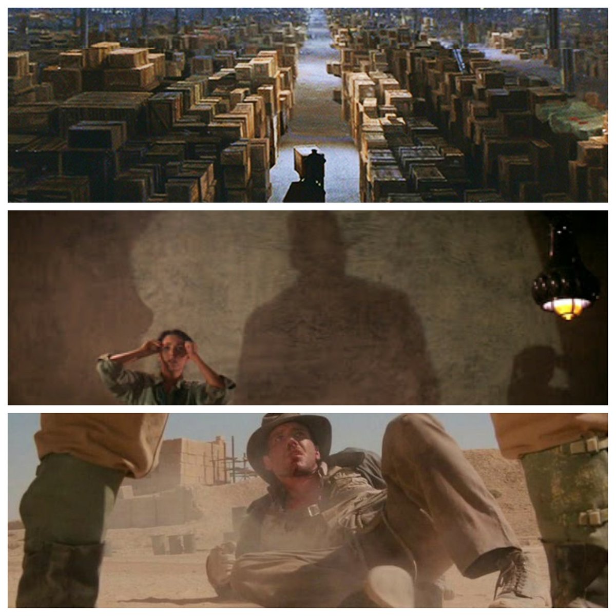 CinemaGrids's tweet image. My 3 favorite shots from RAIDERS OF THE LOST ARK. I'll tell you why on tomorrow's @oneperfectpod