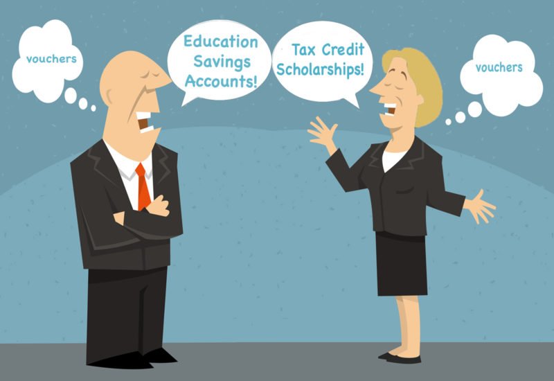 NEAToday's tweet photo. Beware of school voucher doublespeak: https://t.co/aH5IrZrBRf https://t.co/IGNo4yGwv9