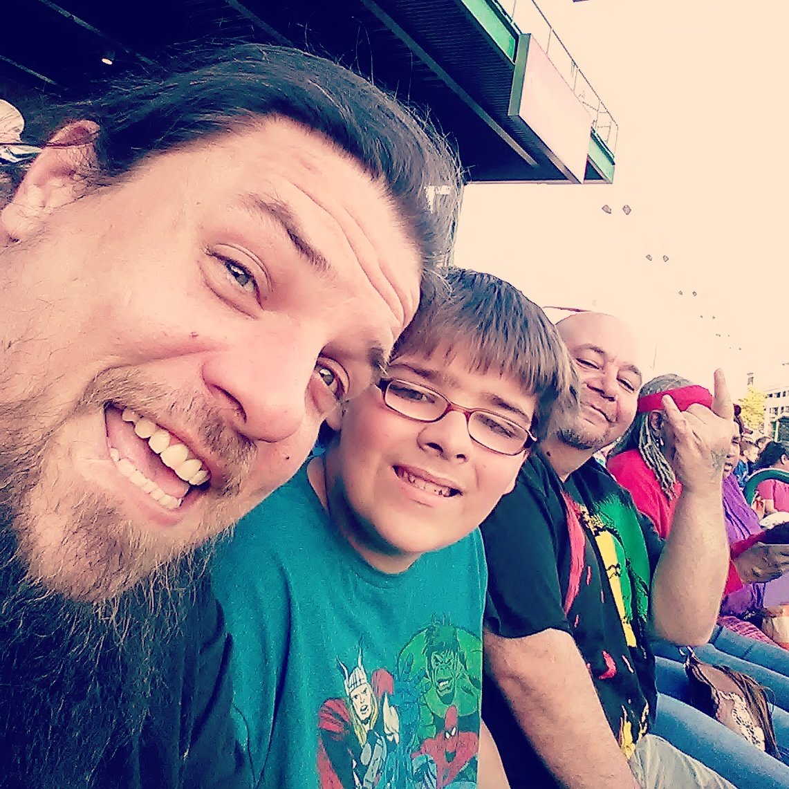 BillyYoungblud's tweet photo. Nothing better than home games @TinCaps #TinCaps #TinCapsBaseball #SmokinGorillaRadio https://t.co/6uZj62YU6J
