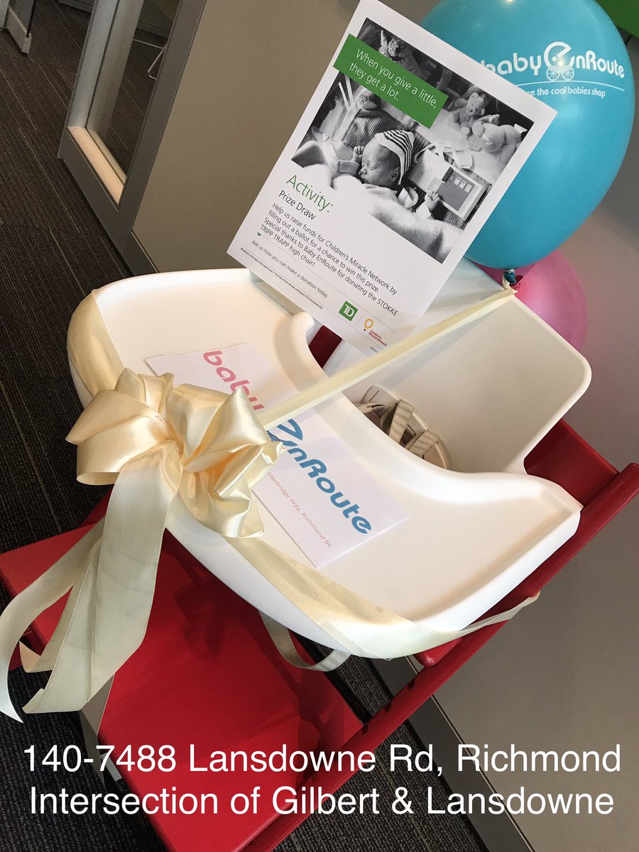 HermanHMYeung's tweet photo. Visit us for a chance to win a STOKKE TRIPP TRAPP high chair gifted by @BabyEnRoute to raise awareness for the Children's Miracle Network! 👶 https://t.co/RubJaUj2CQ