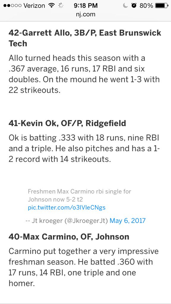 Ridgefield Baseball tweet media