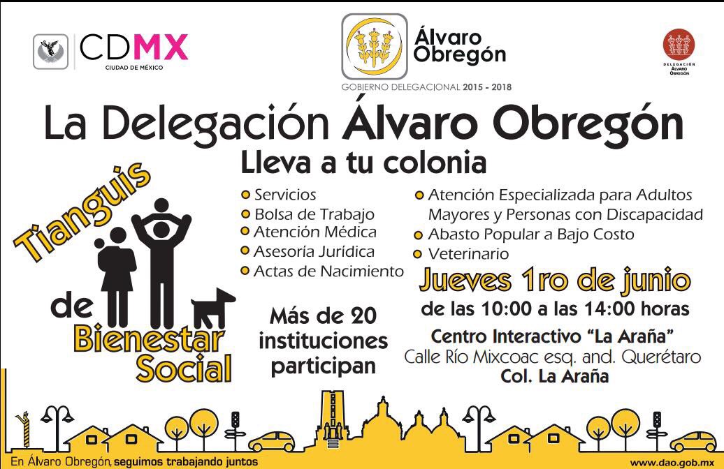 dgsudao's tweet photo. #LaDAO te invita a participar en el Tianguis de Bienestar Social de la Col. La Araña  @leonel_luna @AntonietaHT @jesuslandero https://t.co/IPb8OeS6lT
