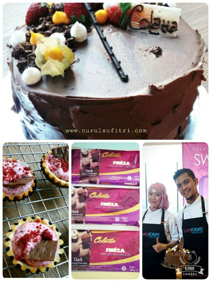 Nurulsufitri's tweet photo. Yuk lihat baking demo Chef Nunung dan Chef Akbar #sharedelight #colatta #sweetoday3 @CokelatColatta #kuliner #resep https://t.co/woPRzugn9s https://t.co/DUePOvtFGB