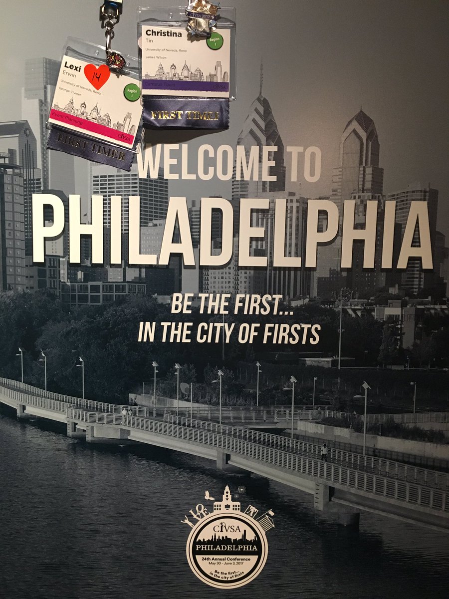Our Campus Visit Coordinator and Manager of Prospective Student Events are representing The Wolf Pack in Philadelphia at <a href="/officialCIVSA/">CIVSA</a>