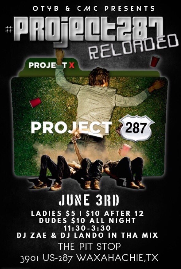 WTXPartyPage's tweet photo. #Project287Reloaded This Saturday Pull Up‼️🔥💪🏾 https://t.co/kly6L6nZt8