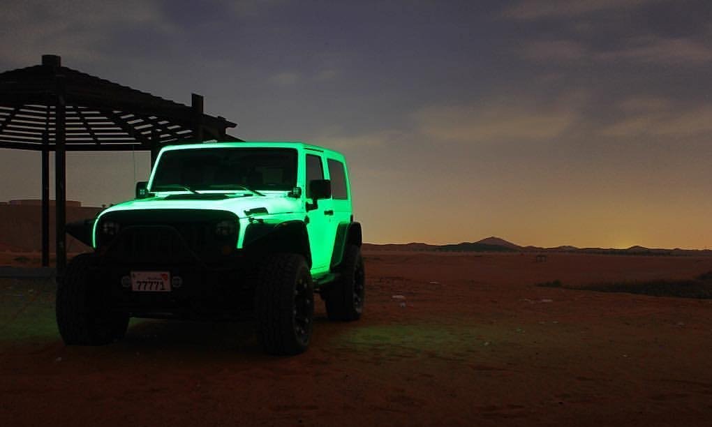 Jeep_Life's tweet image. Glow in the Dark Jeep. 😍😍