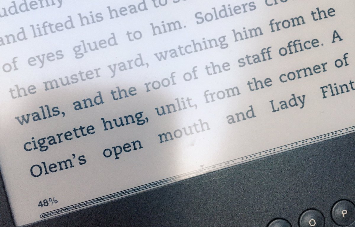 TessaDutcher's tweet photo. "A cigarette hung, unlit, from the corner of Olem's open mouth..."
I. Love. Ben. Styke. #SinsofEmpire @BrianTMcClellan https://t.co/FvWpgLG7rf