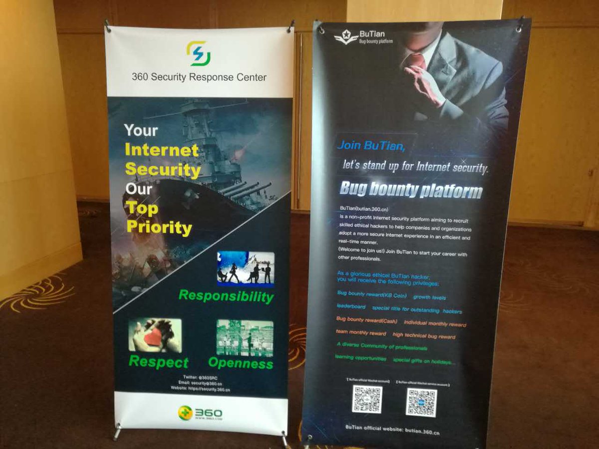 360Src's tweet photo. Morning Seattle!Morning White Hats!
@SyScan360 has already begun,how do u feel?We take our new bounty program targets IoT srcurity there. https://t.co/dDpBfyqCio