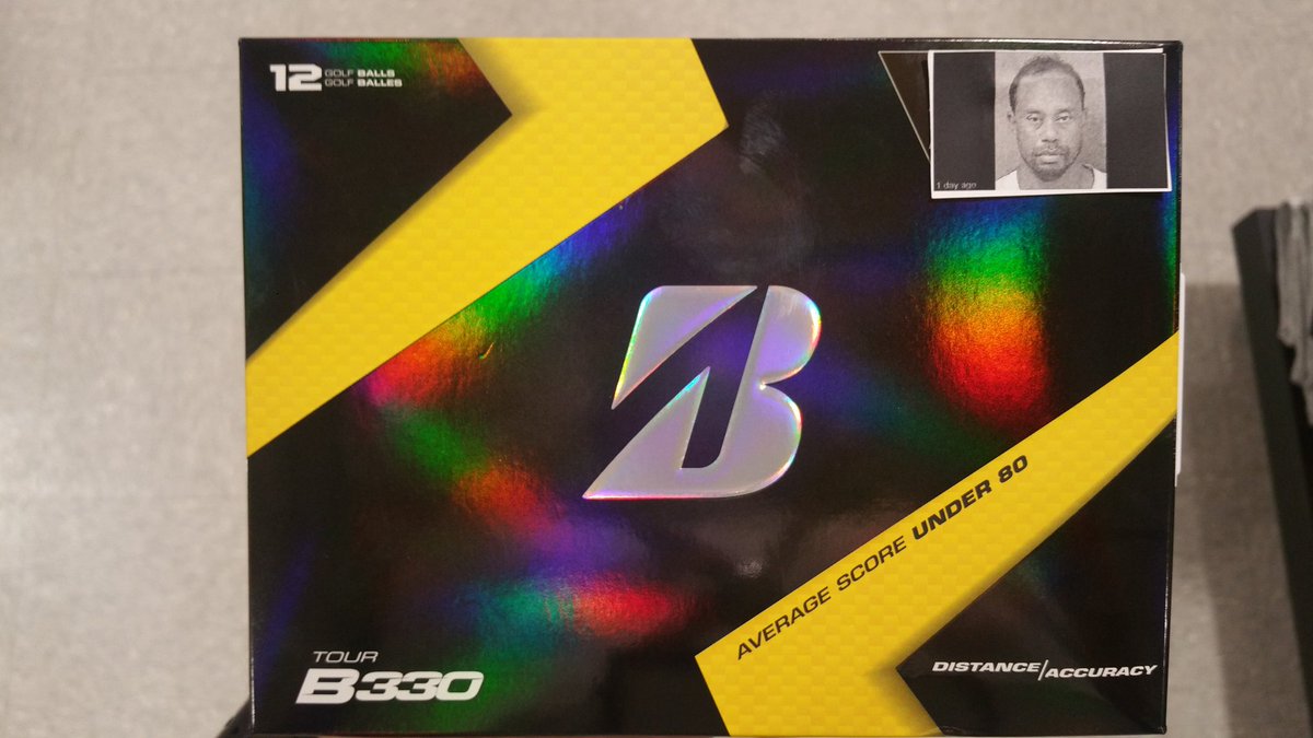 nborden2's tweet photo. @bridgestonegolf quick with the updated boxes. #goodoletiger #tigerwoods https://t.co/6Jw2sgwyvK