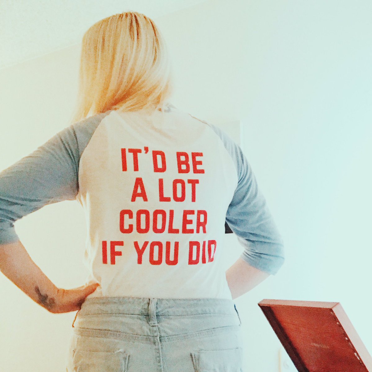 mrsjenarteaga's tweet photo. If you know me, you know how much I love Dazed and Confused🤗 just got my "It'd be a lot cooler if you did" top! 📬💌 @shopcamp #campcollection https://t.co/JTlG8SfNuH