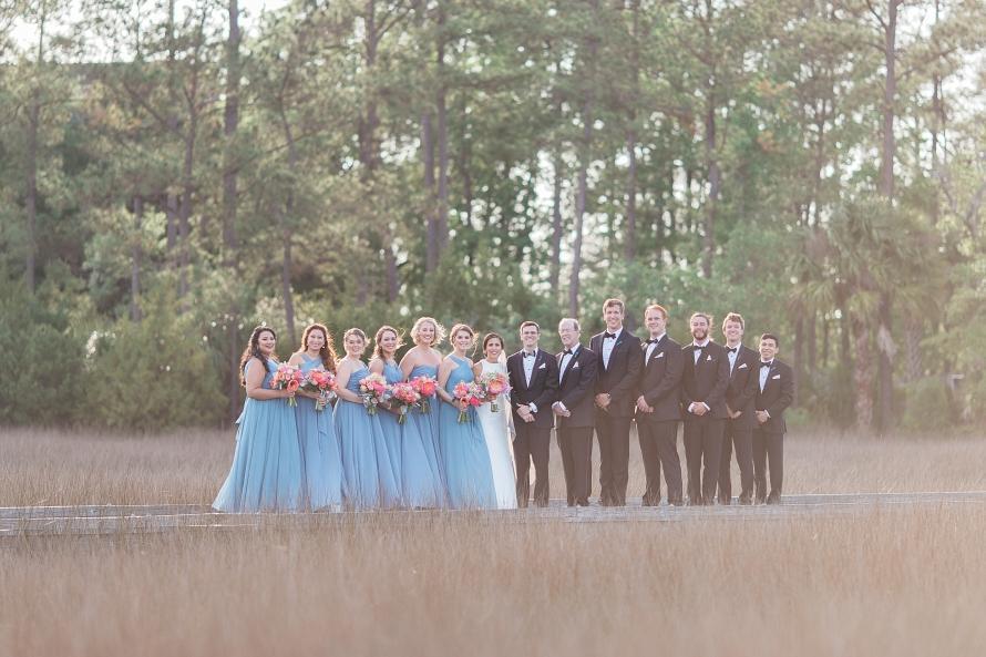 What a good lookin' group!? ( Venue: Daniel Island Club | Photographer: @AvamoorePhotography | Flowers: <a href="/wildflowersinc/">WildFlowersInc</a> | Beauty: @lashesan…