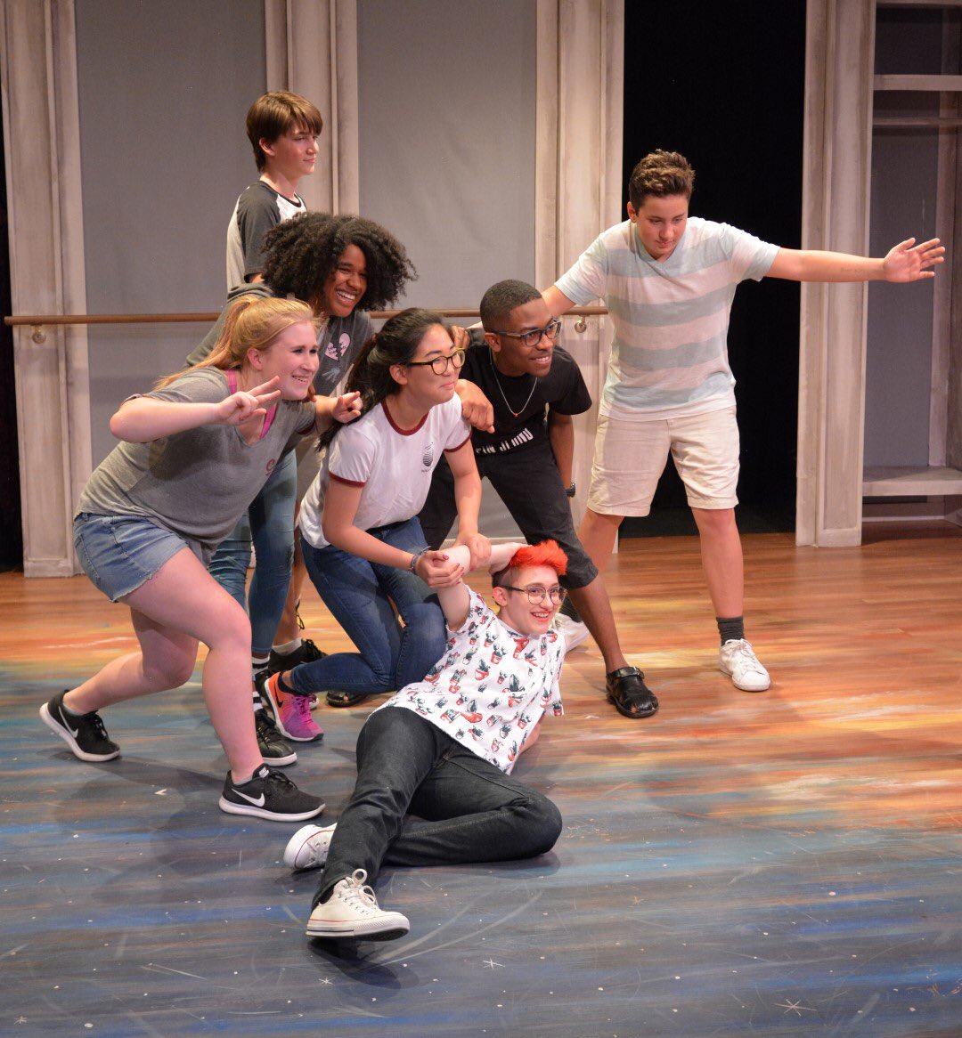 Level 1 Story Theater Class kicked off Arts Week with a great performance at Piven Theater tonight.  #piventheatreworkshop #piventheatre