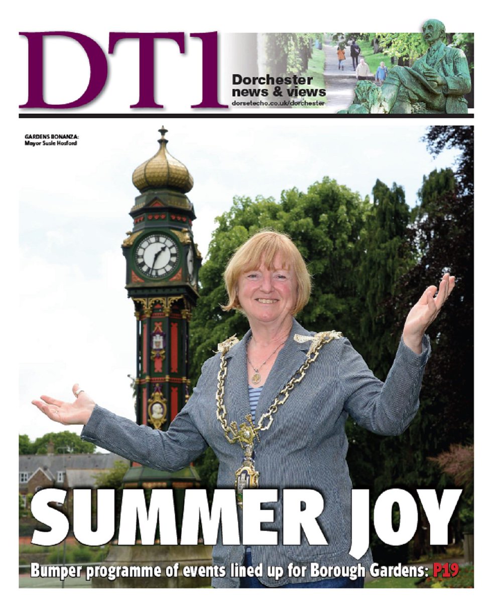 Don't miss your DT1 #Dorchester supplement - only in today's paper! #TrustedNews #Dorset #YourCommunityPaper