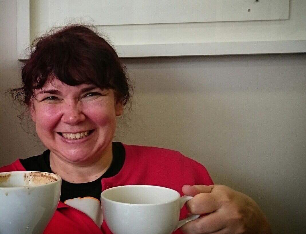 GalleryCafeSlig's tweet photo. Having the chats! Neil @noconwoodirl, Heidi from Volunteer Centre &amp; Fiona @LollypotzI having the banter yesterday.
#livingthedream #cafelife https://t.co/z00m1YByh0