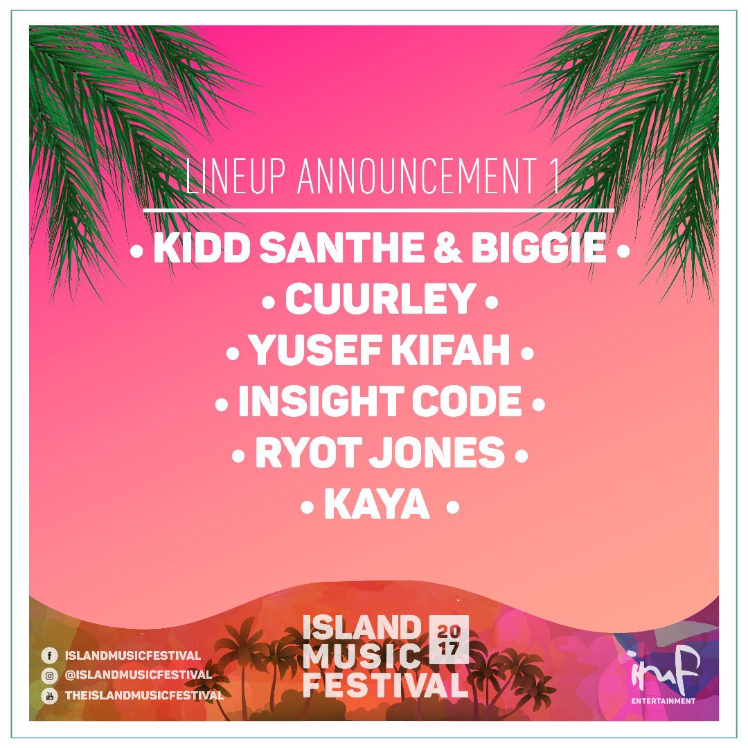 InsightCode's tweet photo. Stoked to announce that we'll be playing for Island Music Festival 2017! More details soon, watch this space! 😉#beachbumsofimf #imfpradise https://t.co/HX8BLB13zP