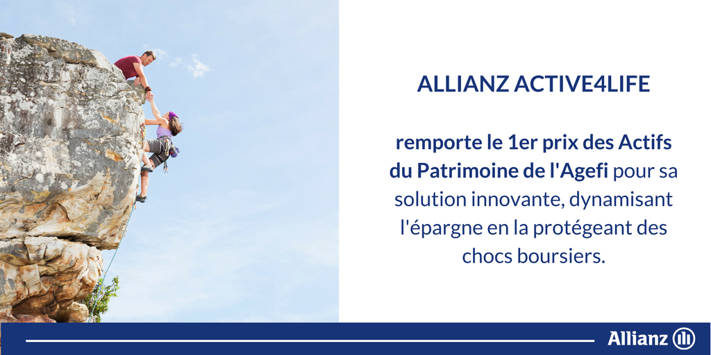 Allianz Active4Life récompensé à la cérémonie des Actifs du Patrimoine 🥇#Agefi #Innovation #Finance