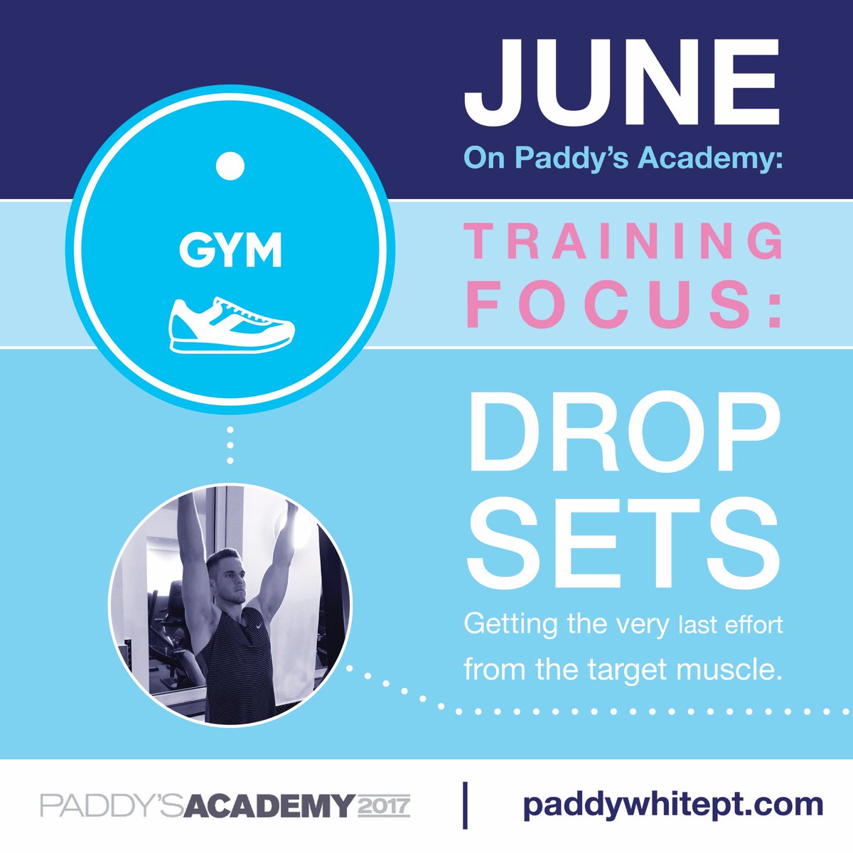PaddyWhitePT's tweet photo. Celebrate Summer with a better body!
Here's what's coming this June on Paddy's Academy.
https://t.co/sKuV2jhH1w https://t.co/znr9hwUFRr