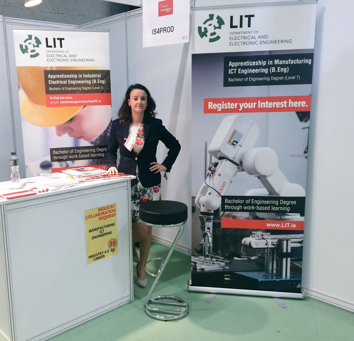Is4Prod's tweet image. Call to us @techconnectlive to talk about industry collaboration on our new #ManufacturingICT #Apprenticeship #Industry4 #tclive17