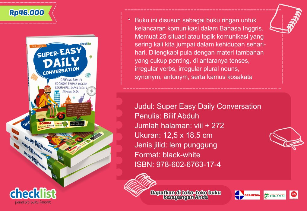 ChecklistBooks tweet picture