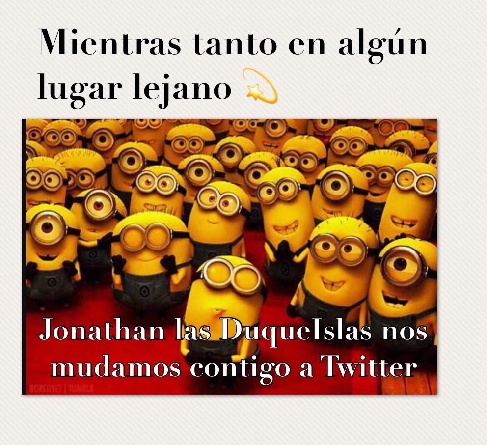 Duqueisla1's tweet photo. @JonathanIslas nosotras te seguimos donde sea y cuando sea te queremos mucho y cuenta con nuestro apoyo besos 😘😘😘😍 https://t.co/zvBVNEv7Mo