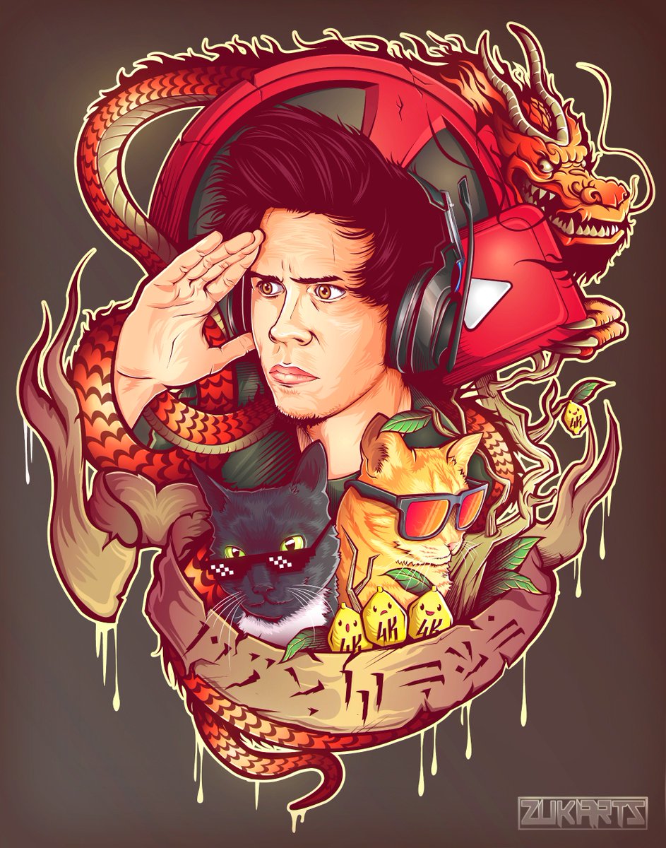 agu_dz_'s tweet photo. Mi #Fanart de #elrubius - "El Hijo del Dragon" 
Mírala en Deviantart: https://t.co/RuvhTDUBfD https://t.co/KaICqedi28