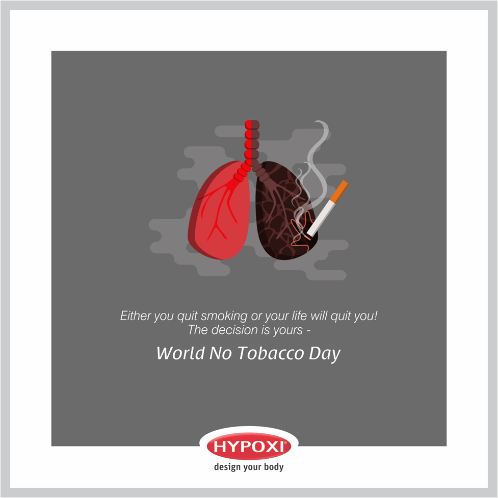 hypoxiIND's tweet photo. Every single cigarette you smoke is an invitation to your end. Quit it before your life quits you. #WorldNoTobaccoDay #SayNoToTobacco https://t.co/35qVpOm4UQ