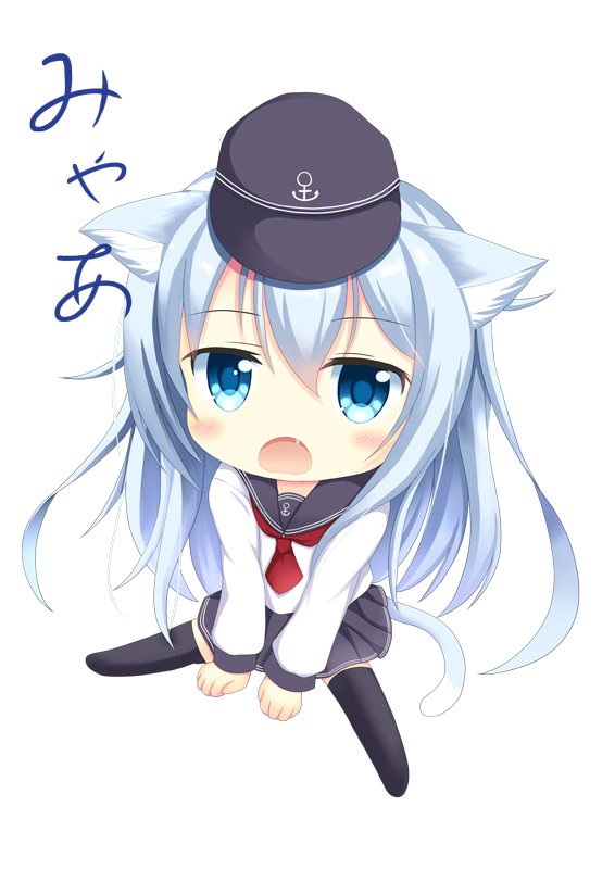 ゆうと 昨日ニコ生で描いてたちび猫電ちゃんです なんかいろいろバランス直してたら修正に時間かかってしまいました たくさんいいねもらったのに申し訳ないですが この前描いた響にゃんもちょっとバランスやら耳の位置とか修正しました 艦これ 艦これ