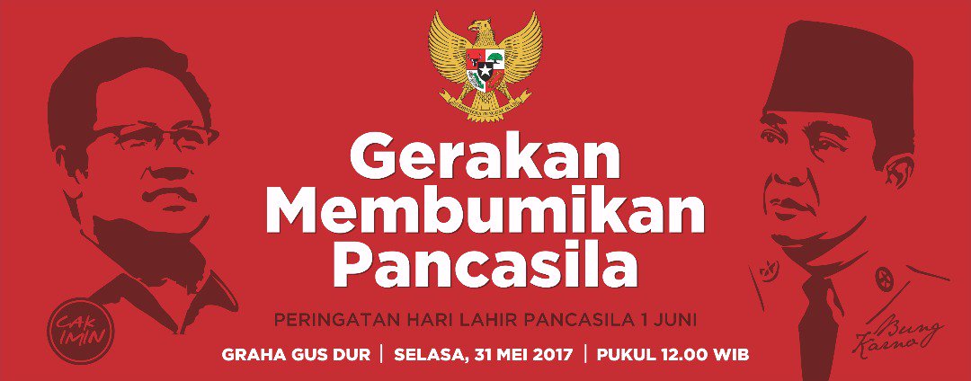 Pancasila adalah falsafah hidup bangsa
#SayaIndonesia 
#SayaPancasila 
#MembumikanPancasila