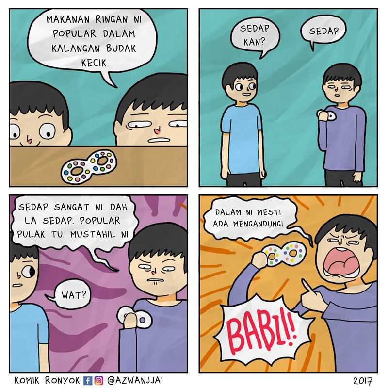  Komik  Ronyok 2020 azwanjjai Twitter