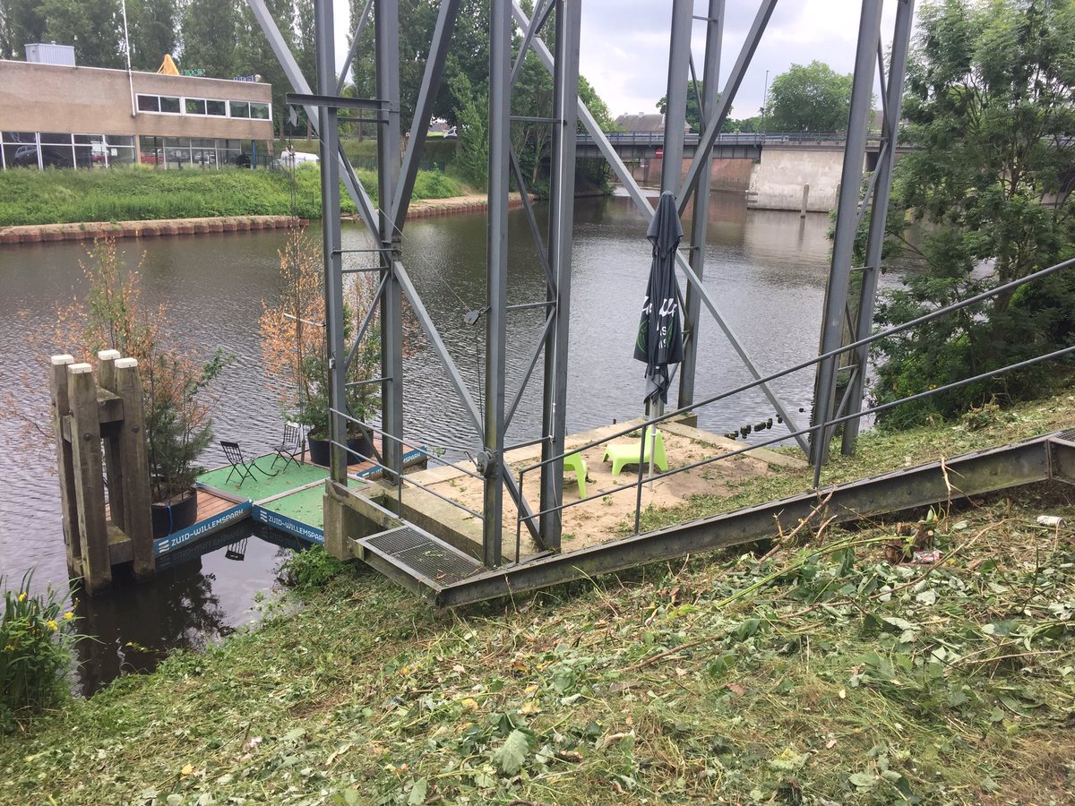 Eerste #opstapplek #watertransferium krijgt vorm! #mobilteit #waterindestad #zuidwillemspark <a href="/mengfabriek/">De Mengfabriek</a> <a href="/Tramkade/">Tramkade</a>