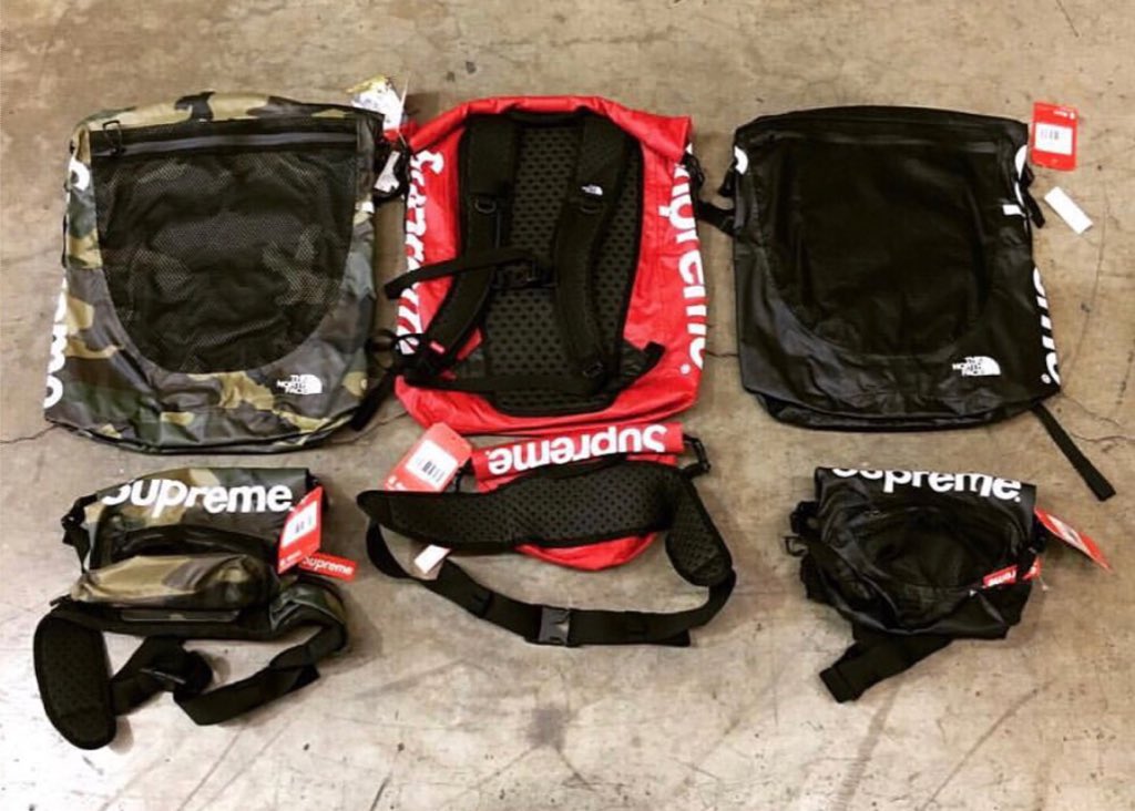 supreme the north face waterproof waist bag