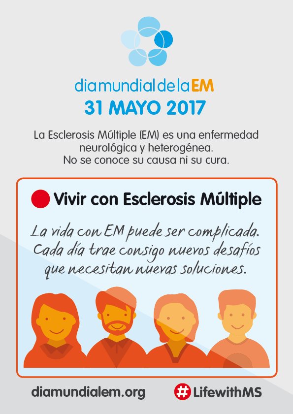 🌍Hoy es el Día Mundial de la #EsclerosisMultiple🌏 🗨️#LifewithMS #DiaMundialEM #WorldMSday