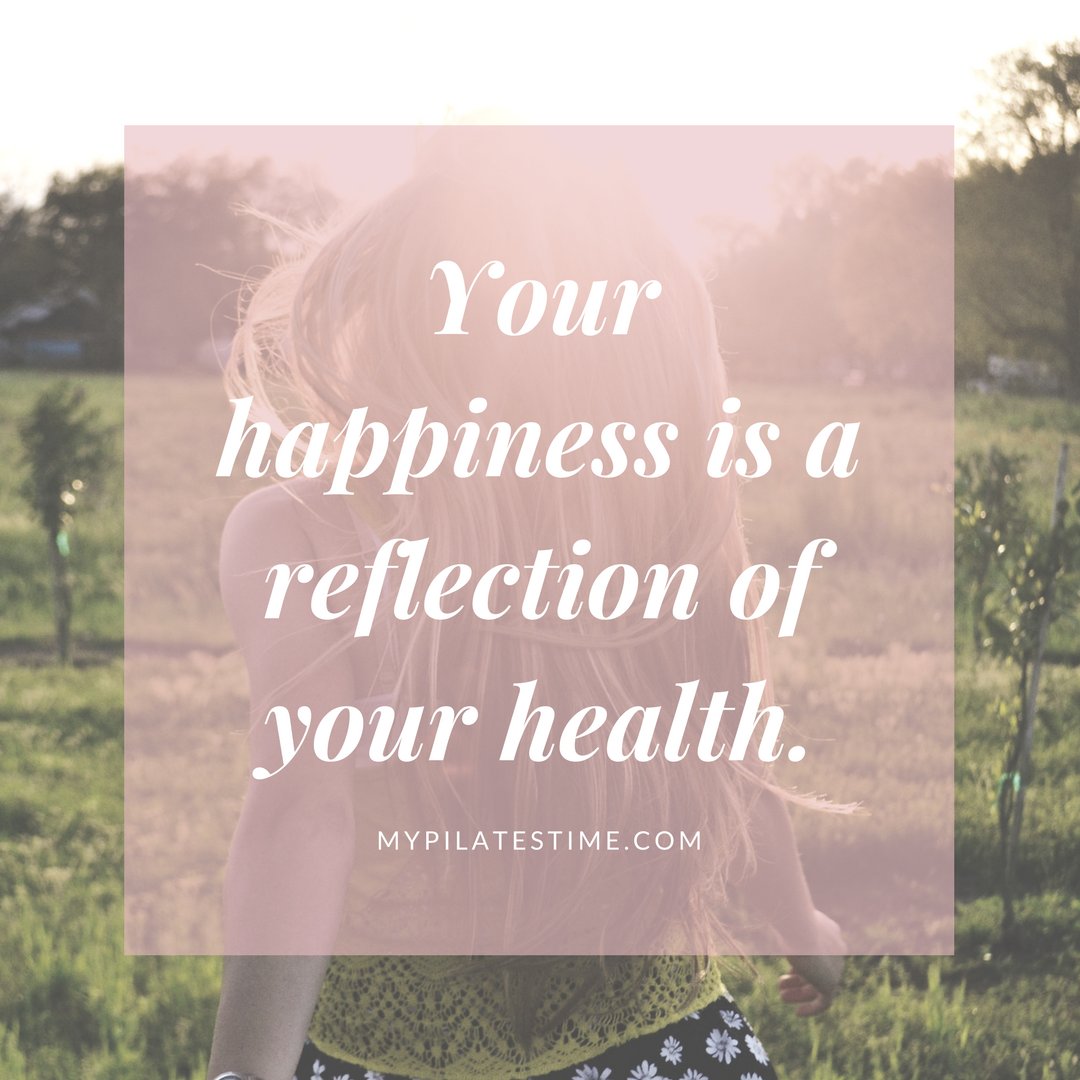 bjreading's tweet image. Your #happiness is a reflection of your #health. #pilates #mypilatestime