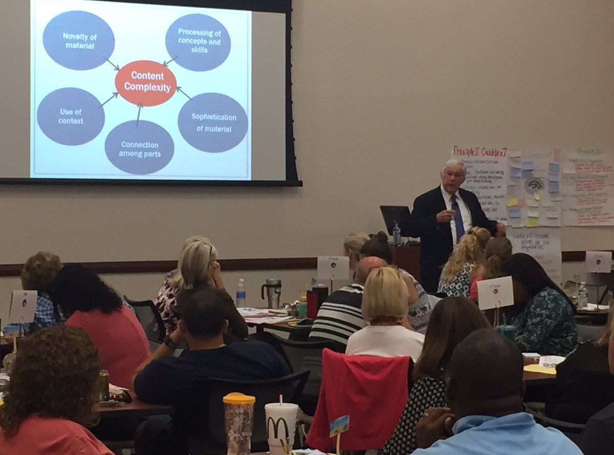 IRSuper1's tweet photo. Dr. Norman Webb working with our teachers - that's right Webb's Depth of Knowledge, live & in person! #sdircproud https://t.co/Zn06aTxvJ6