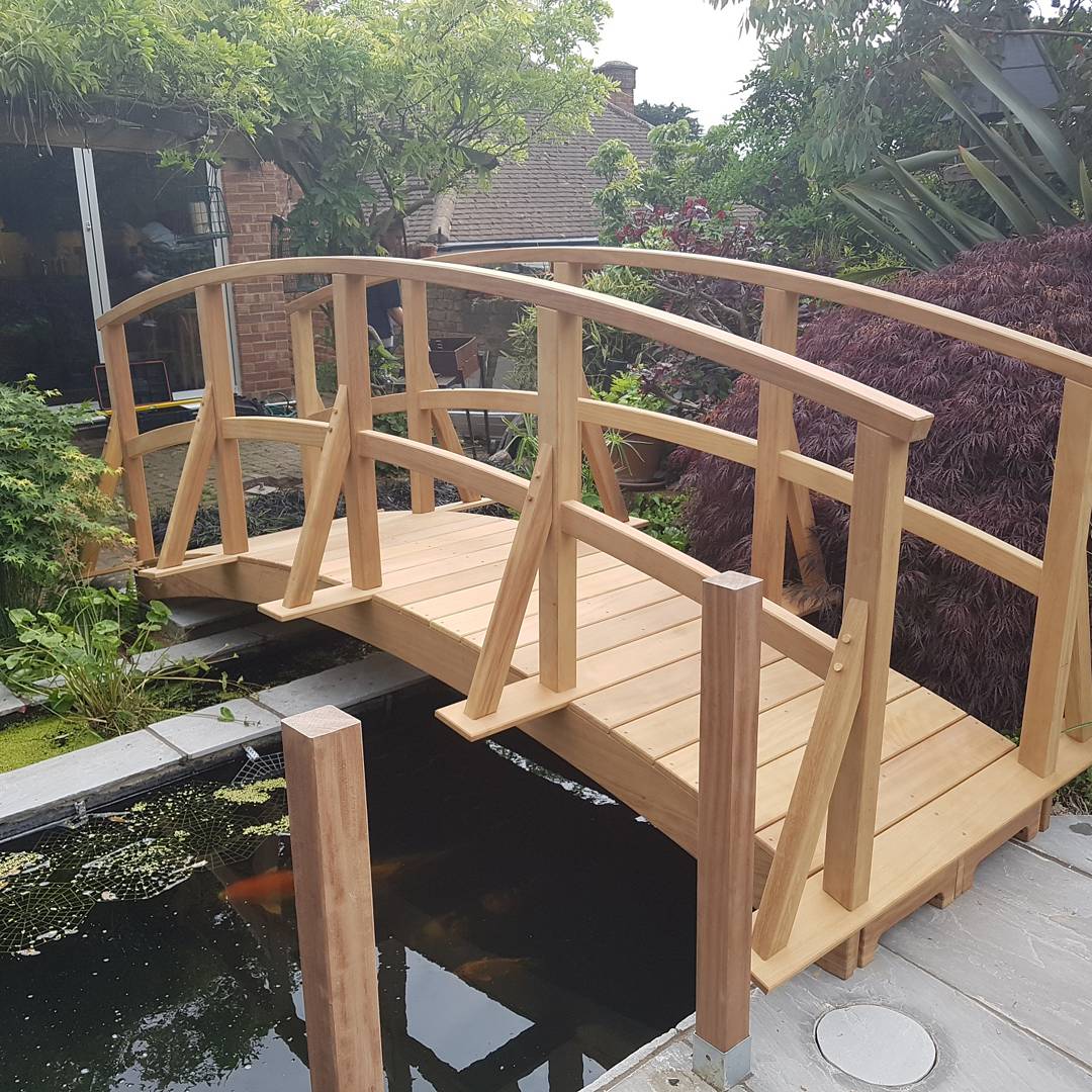 InfoAqm's tweet photo. #bespoke #monetbridge in African hard wood. Looks stunning. https://t.co/8QTiQDCzWI