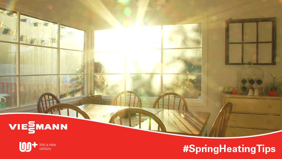 ViessmannCS_UK's tweet photo. Tip 1: In early Spring the sun heats your home through your windows. Close the curtains at night to retain the warmth! #SpringHeatingTips https://t.co/OLqgIWRrte
