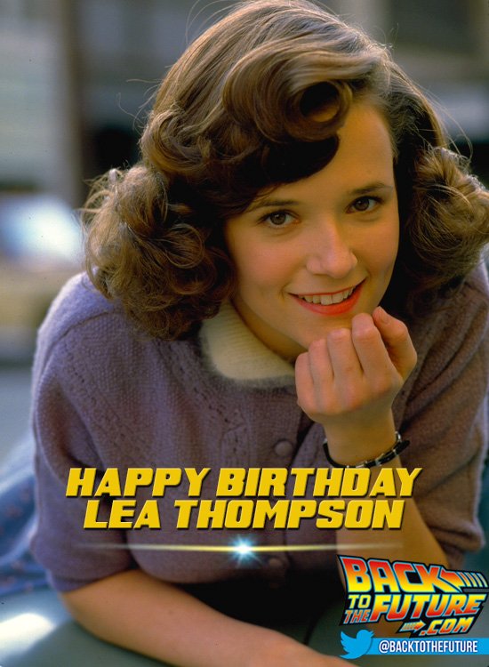 Happy Birthday wishes today to actress Lea Thompson! 