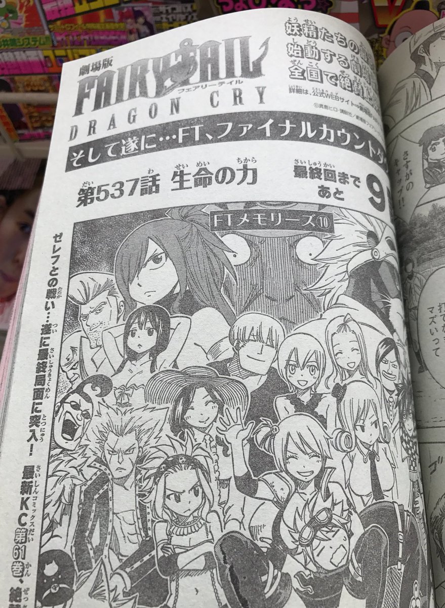 Fairytail終わって欲しくない人rt