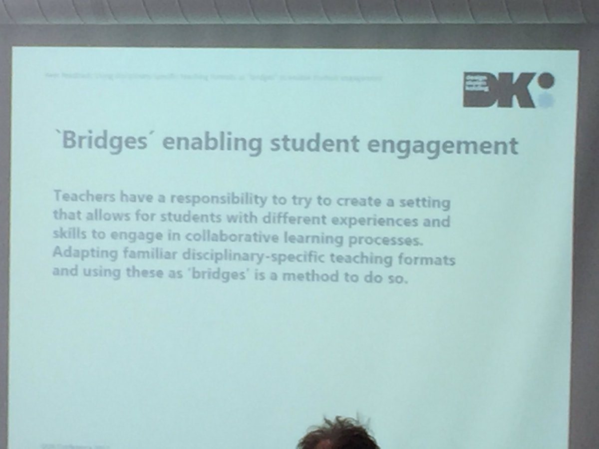 pfeltenNC's tweet photo. Jensen &amp; Danki on using disciplinary practices/terms to help students engage with writing &amp; peer feedback, in any/every discipline. #dunk17 https://t.co/kmpgkuNWs7