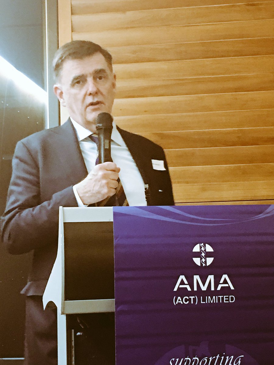 VidaViliunas's tweet photo. Australia's Chief Medical Officer Brendan Murphy on leadership at ACT AMA AGM - well chaired #SteveRobson https://t.co/TUNBKaqHKH