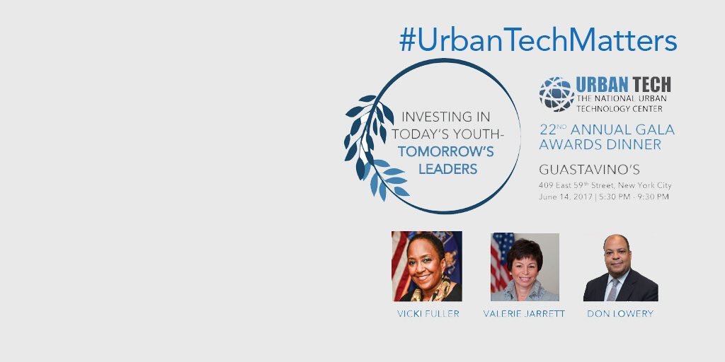 PatBransford's tweet photo. We are only 15 days from our 22nd Gala Award Ceremony! Join us as we #InvestInTodaysYouth NOW: https://t.co/cBYEhR3O2z 💫
#UrbanTechMatters https://t.co/lFUjYdR6nX