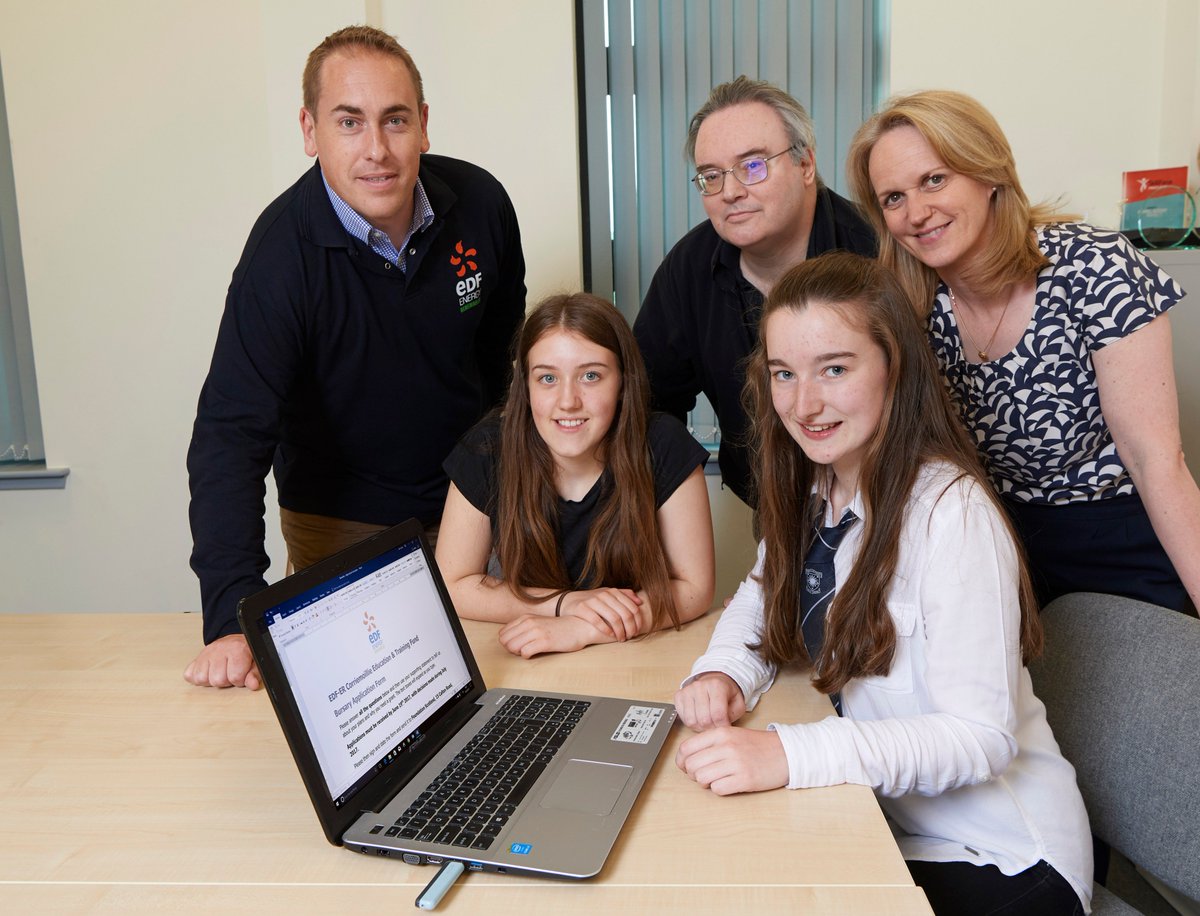 .<a href="/DingwallAcademy/">Dingwall Academy</a> pupils heard about @EDFRenewEnergy's new fund for education/training available in areas near Corriemoillie wind farm
