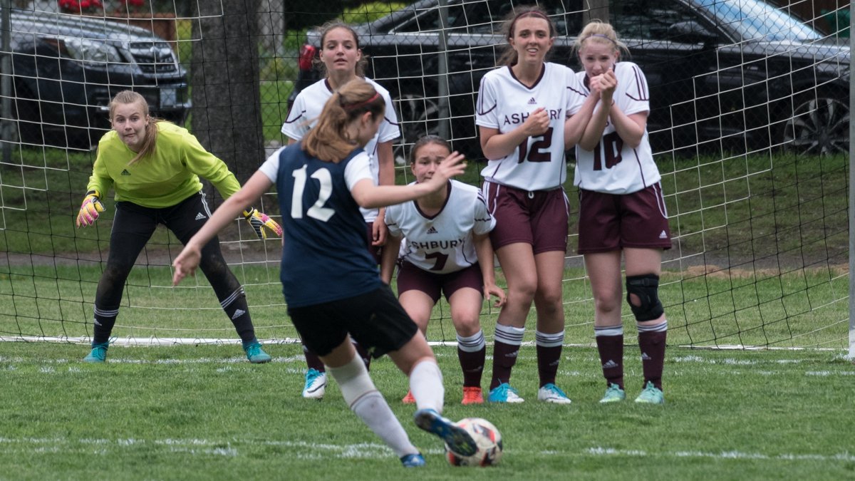 AshburyAthletes's tweet photo. @ashburycollege Senior Girls Soccer team won their semi-final game last night 4-0 over West Carleton. Finals at Ashbury this Thursday 4pm. https://t.co/HRV0NKocUS