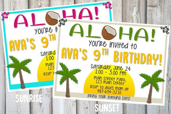RadFamilyDesign's tweet image. ALOHA HAWAIIAN LUAU Birthday Party Invitation, Printable, Customized, Birthday Party Invite, Digital Print buff.ly/2rmgxn5