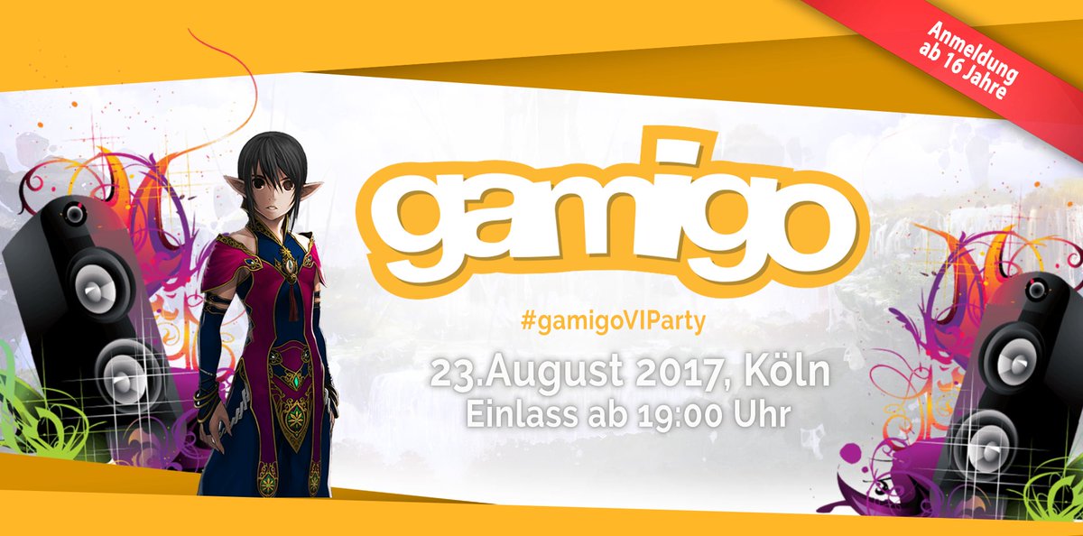 AuraKingdomDE's tweet photo. Mach Dich bereit für die Party des Jahres!
Am 23. August werden wir es richtig krachen lassen: https://t.co/yiT4LS1lMi ;)
#gamigoVIParty https://t.co/AJmJzciw9h